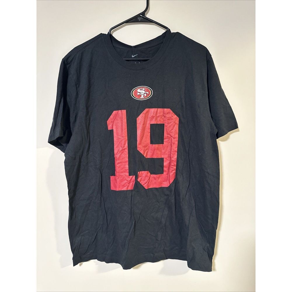 Nike San Francisco 49ers  Jersey Shirt Mens L Black Deebo Samuel Nike Jersey